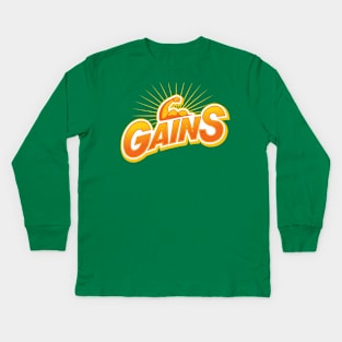 Gains Kids Long Sleeve T-Shirt